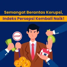 Semangat Berantas Korupsi, Indeks Persepsi Kembali Naik!