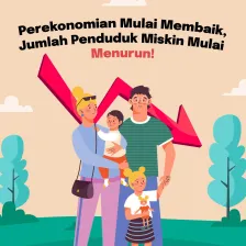 Perekonomian Mulai Membaik, Jumlah Penduduk Miskin Mulai Menurun!