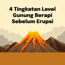 4 Tingkatan Level Gunung Berapi Sebelum Erupsi