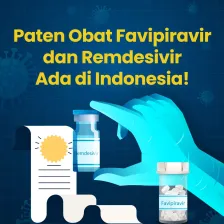 Paten Obat Favipiravir dan Remdesivir Ada di Indonesia!