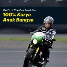 Outfit of The Day Presiden, 100% Karya Anak Bangsa