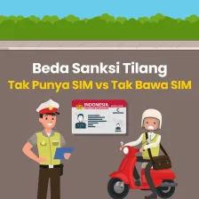 Beda Sanksi Tilang Tak Punya SIM vs Tak Bawa SIM