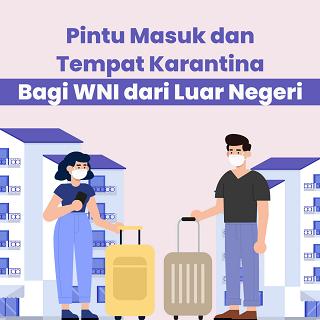 Pintu Masuk dan Tempat Karantina Bagi WNI dari Luar Negeri