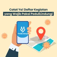 Catat Ya! Daftar Kegiatan yang Wajib Pakai PeduliLindungi