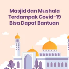 Masjid dan Mushala Terdampak Covid-19  Bisa Dapat Bantuan