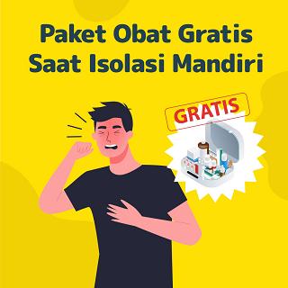 Paket Obat Gratis Saat Isolasi Mandiri