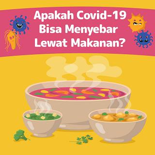 Apakah Covid-19 Bisa Menyebar Lewat Makanan?