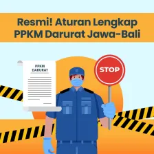 Resmi! Aturan Lengkap PPKM Darurat Jawa-Bali