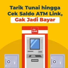 Tarik Tunai hingga Cek Saldo ATM Link, Gak Jadi Bayar