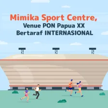 Mimika Sport Centre, Venue PON Papua XX Bertaraf INTERNASIONAL