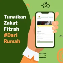Tunaikan Zakat Fitrah #DariRumah