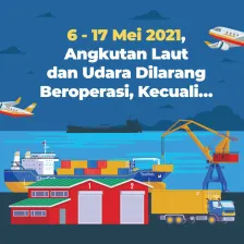 6-17 Mei 2021, Angkutan Laut dan Udara Dilarang Beroperasi, Kecuali…