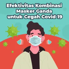 Efektivitas Kombinasi Masker Ganda untuk Cegah COVID-19