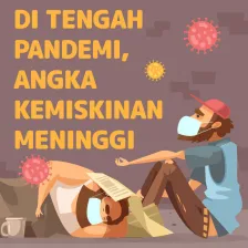 Di Tengah Pandemi, Angka Kemiskinan Meninggi