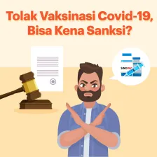 Tolak Vaksinasi Covid-19, Bisa Kena Sanksi?