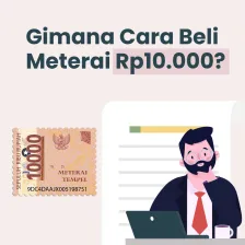 Gimana Cara Beli Meterai Rp10.000?