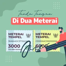 Tanda Tangan di Dua Meterai