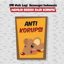 IPK Naik Lagi, Indonesia Bersih dari Korupsi
