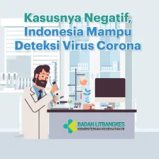 Kasusnya Negatif, Indonesia Mampu Deteksi Virus Corona
