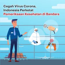 Cegah Virus Corona, Indonesia Perketat Pemeriksaan Kesehatan di Bandara