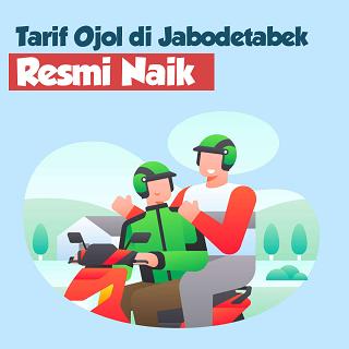 Tarif Ojol di Jabodetabek Resmi Naik