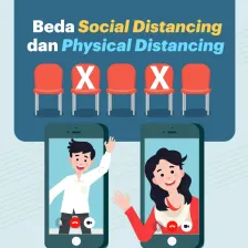 Beda Social Distancing dan Physical Distancing