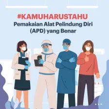 #KamuHarusTahu Pemakaian Alat Pelindung Diri yang Benar