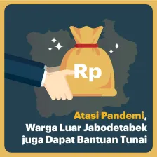 Atasi Pandemi, Warga Non-Jabodetabek juga Dapat Bantuan Tunai