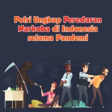 Polri Ungkap Peredaran Narkoba di Indonesia Selama Pandemi