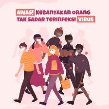 AWAS! Kebanyakan Orang Tak Sadar Terinfeksi Virus