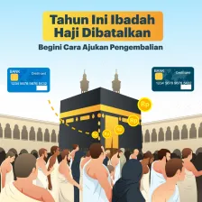 Tahun Ini Ibadah Haji Dibatalkan, Begini Cara Ajukan Pengembalian