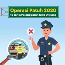 Operasi Patuh 2020, 15 Jenis Pelanggaran Siap Ditilang