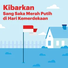Kibarkan Sang Saka Merah Putih di Hari Kemerdekaan