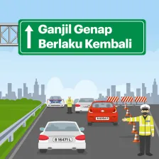 Mulai Hari Ini, Ganjil Genap Berlaku Kembali