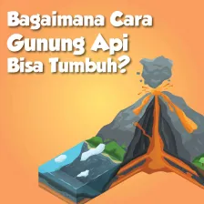 Bagaimana Cara Gunung Api Bisa Tumbuh?