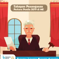 Tahapan Penanganan Perkara Pemilu 2019 di MK