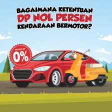 Bagaimana Ketentuan DP Nol Persen Kendaraan Bermotor?