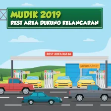 Mudik 2019, Rest Area Dukung Kelancaran