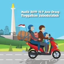 Mudik 2019, 14 Juta Orang Tinggalkan Jabodetabek