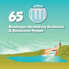 65 Bendungan Mendukung Ketahanan & Kedaulatan Pangan