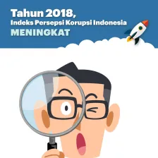Tahun 2018, Indeks Persepsi Korupsi Indonesia Meningkat