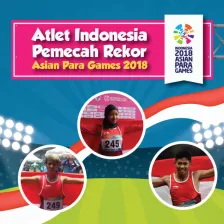 Atlet Indonesia Pemecah Rekor Asian Para Games 2018