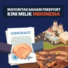Mayoritas Saham Freeport Kini Milik Indonesia