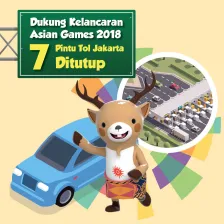 Dukung Kelancaran Asian Games 2018: 7 Pintu Tol Jakarta Di Tutup