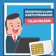 Registrasi Ulang Kartu Prabayar Telah Selesai
