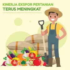 Kinerja Ekspor Pertanian Terus Meningkat
