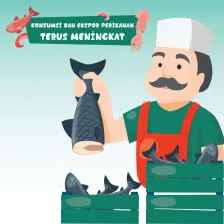 Konsumsi dan Ekspor Perikanan Terus Meningkat