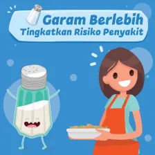 Garam Berlebih Tingkatkan Risiko Penyakit