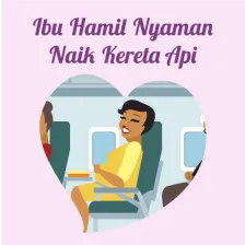 Ibu Hamil Nyaman Naik Kereta