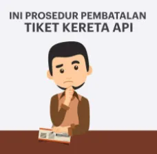 Prosedur Pembatalan Tiket Kereta Api